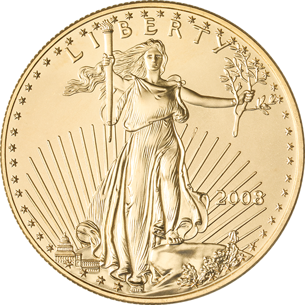 quarter ounce American Gold Eagle Coin
