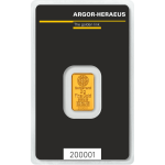 2 Gram Argor Heraeus Gold Bar