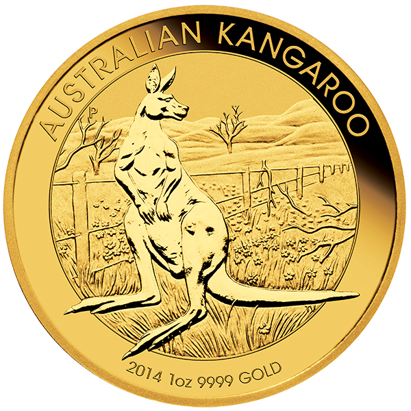 1 oz Australian Gold Kangaroo (In Plastic)