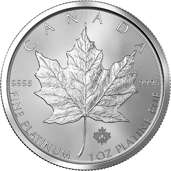 1 oz Canadian Platinum Maple Leaf Coin