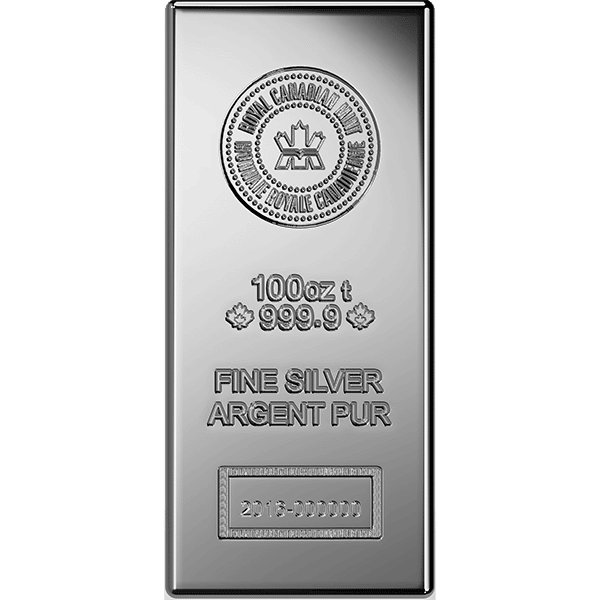 100 oz silver bars