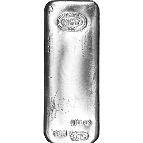 100 oz Asahi Silver Bar