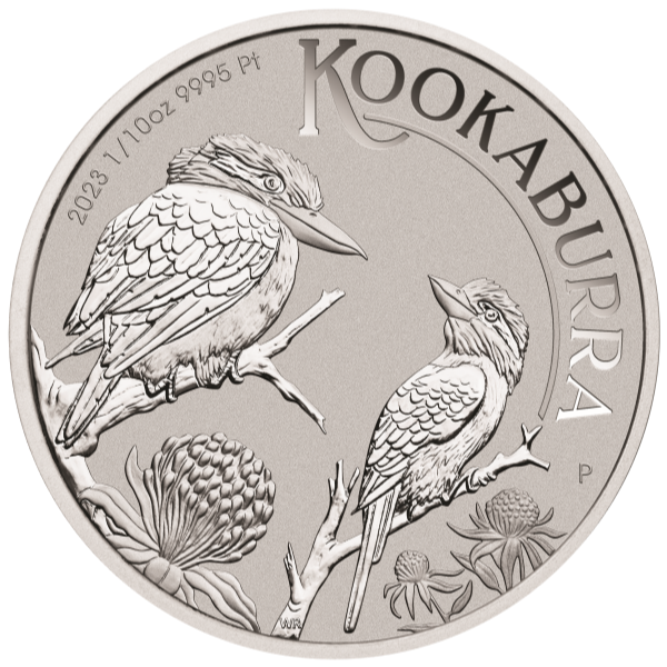 2023 1/10 oz Australian Platinum Kookaburra Coin