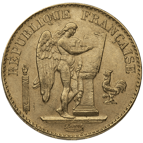 20 Franc French Gold Angel