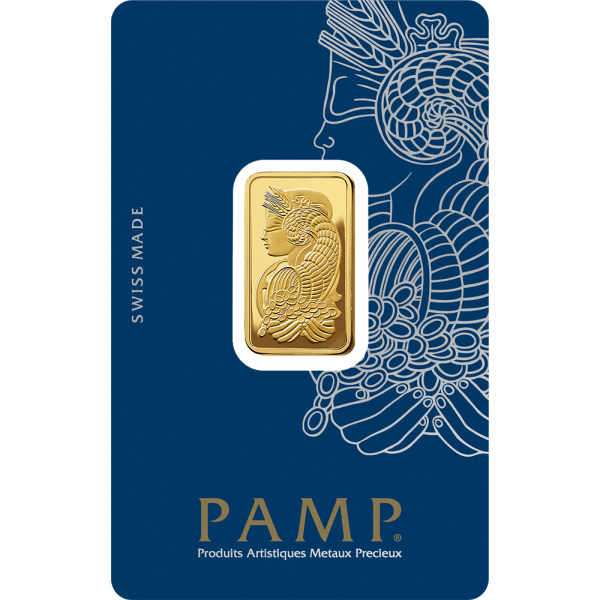 10 Gram Gold Bar PAMP Suisse Lady Fortuna Veriscan (New In Assay)